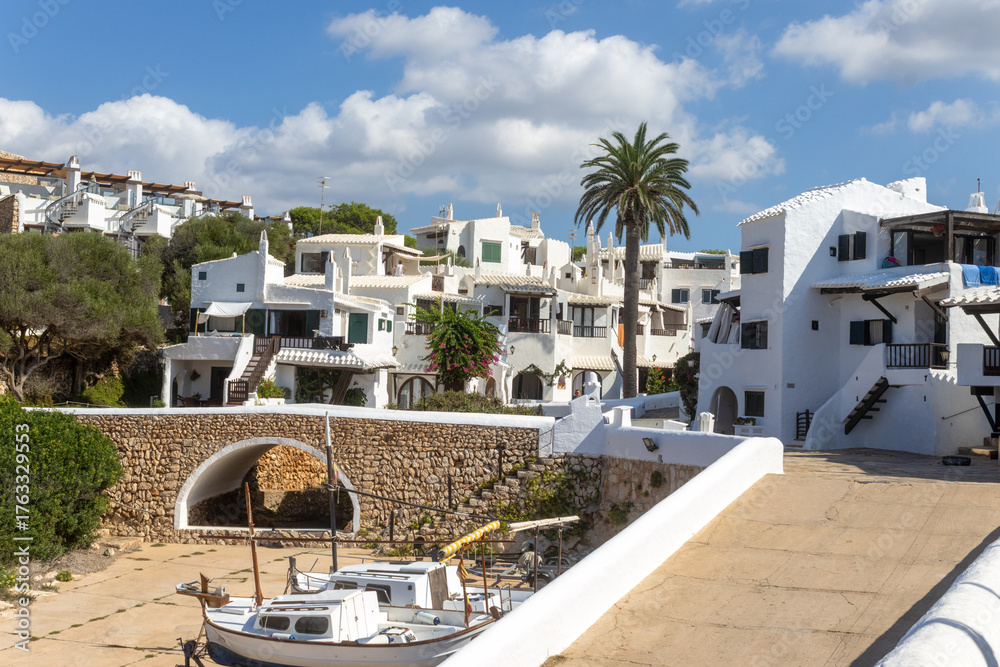 Fototapeta premium View of the Menorcan village of Binibeca Vell