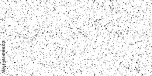 Terrazzo flooring interior grain vintage paint smooth design. Vector grunge dirty vintage wall overlay noise old wall black and white terrazzo granite floor structure distressed texture background.	
