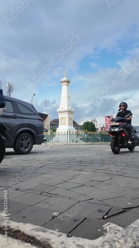 one of Indonesia's cultural heritage sites in the city of Yogyakarta, namely the Jogja monument