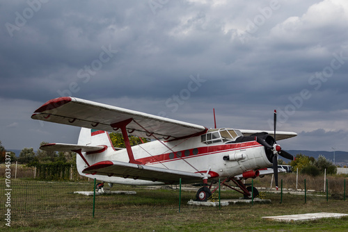 Old abandoned airplane near to Burgas, Bulgaria