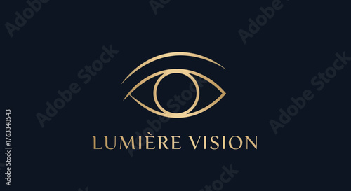 Elegant Eye Logo for Vision Care and Optical Services with a Modern Design.