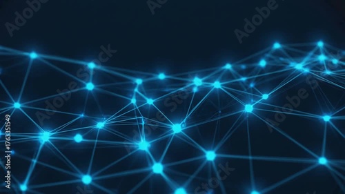 Digital Network Abstraction: A captivating illustration that embodies the essence of interconnectedness.