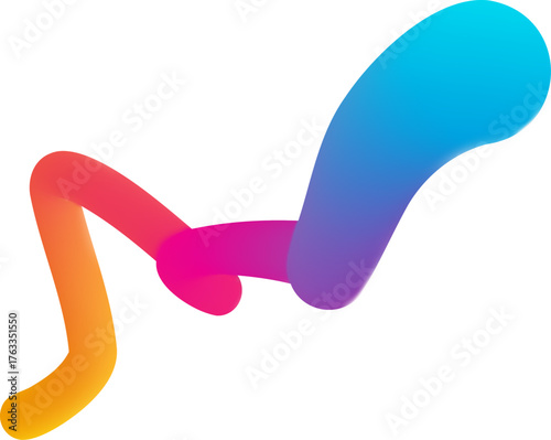 Colorful Dimensional Ribbon 