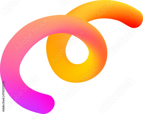 Spiral Confetti Shape