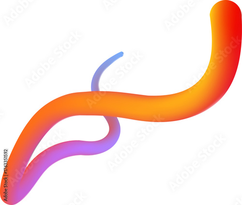 Curvy 3d Ribbon