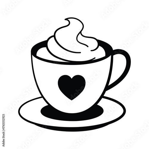 Get this trendy hand drawn style icon of christmas drink, premium vector