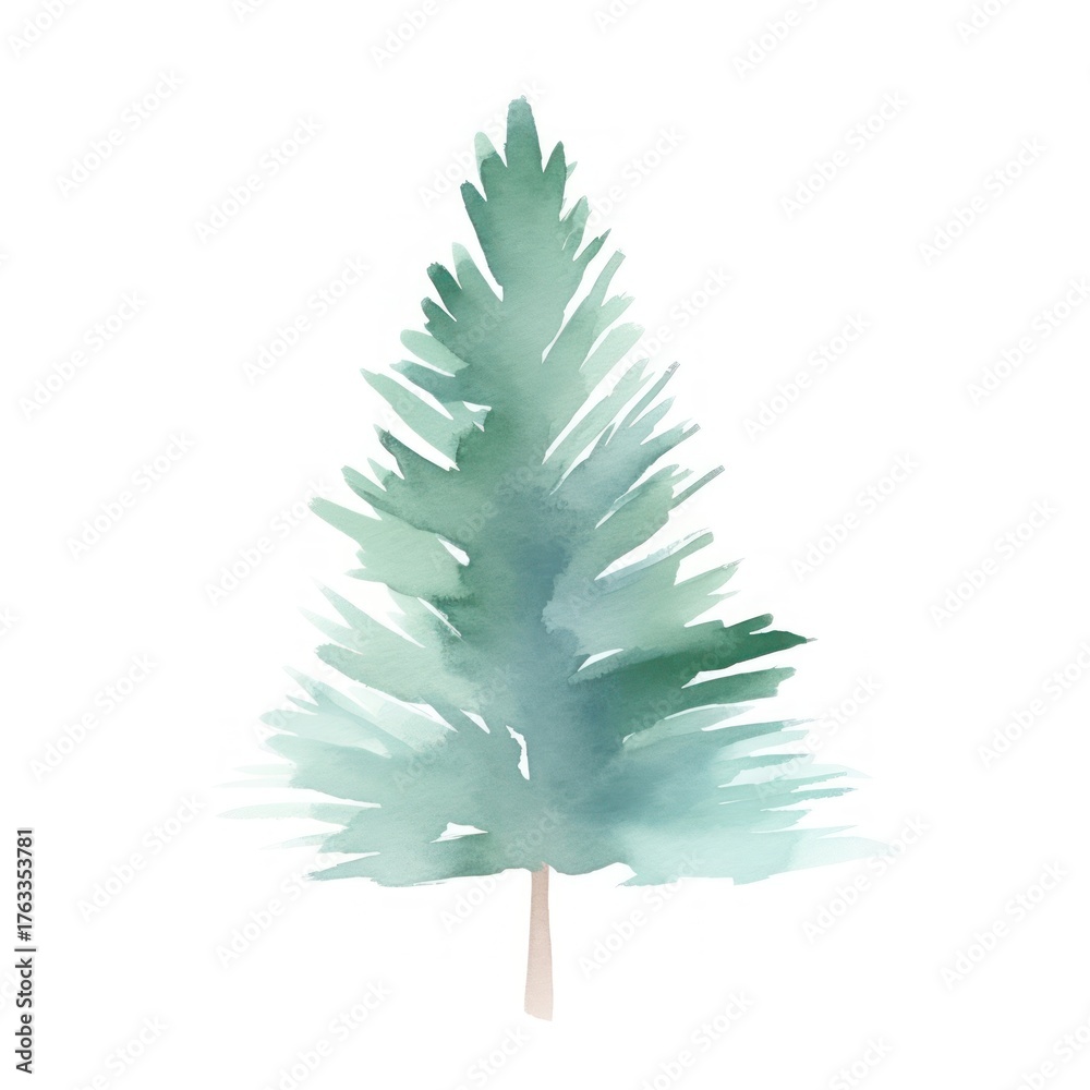Fototapeta premium Pine tree christmas plant leaf.