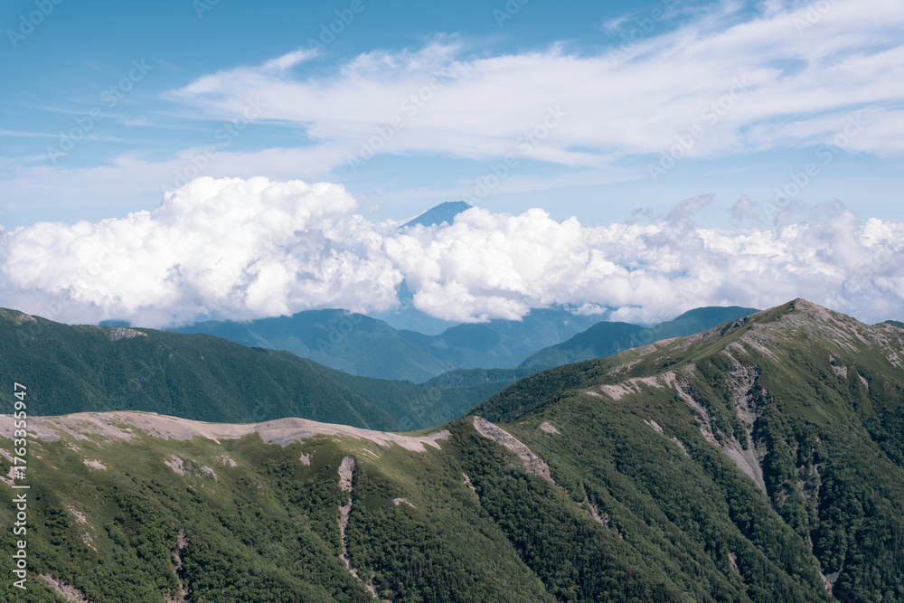 Obraz premium 日本の山岳風景
