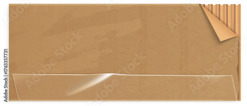 Corrugated Cardboard with Folded Corner