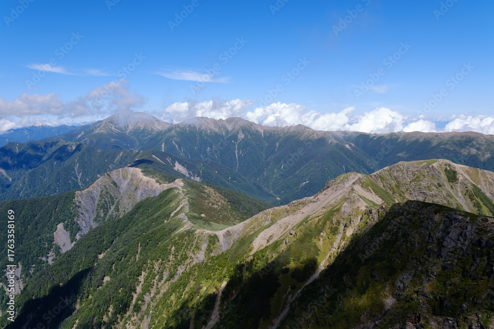Obraz premium 日本の山岳風景