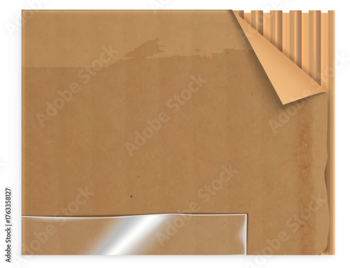 Corrugated Cardboard with Tape