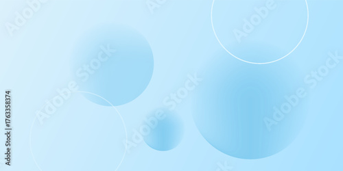 Abstract geometric background gradient soft light blue bokeh for Graphic Business background hitech technology digital design illustration web template background