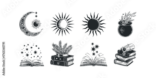 Mystical Celestial and Scholarly Icons Collection