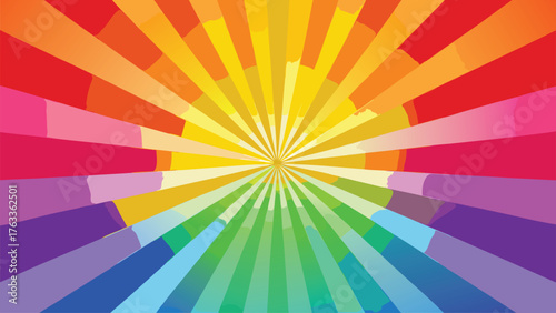 Vibrant Gradient Background with Radiant Colors, Smooth Blending, and Bright Light Effects for Eye-Catching Poster and Thumbnail Design. 
