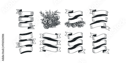 Collection of Vintage Ribbon and Floral Embellishments