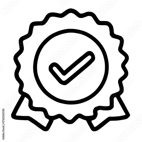 A guaranteed stamp or verified badge is represented by the Gold Verification Badge, which includes a verified icon stamp, a modern approved icon, and a checklist icon with a modern style