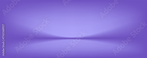 Abstract gradient podium background. Violet, purple and lilac empty 3d studio backdrop. Clean scene for product presentation mockup template. Vector illustration