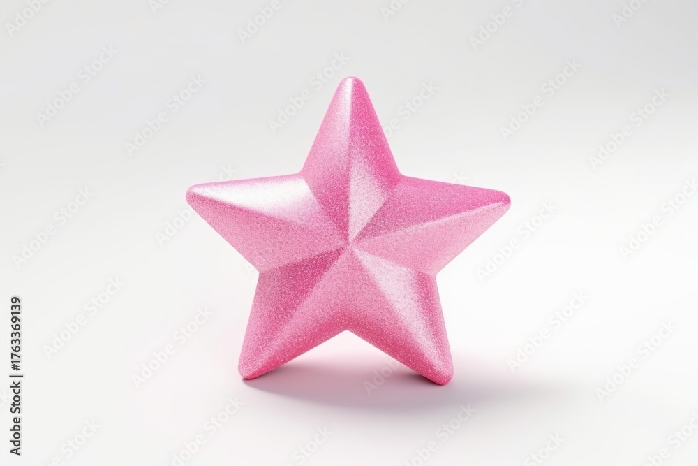 Obraz premium Star white background celebration simplicity.