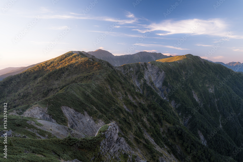 Obraz premium 日本の山岳風景
