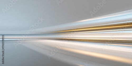 Abstract metallic streaks suggest motion and speed.