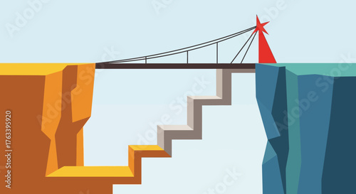 Reaching Goals - A Bridge to Success and Achievement.