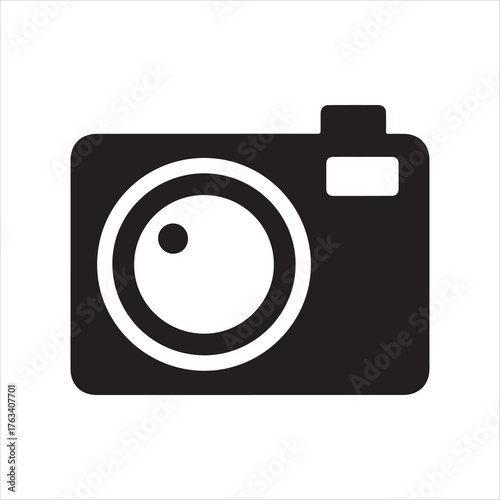 Camera icon set. Photo Camera Vector Image.