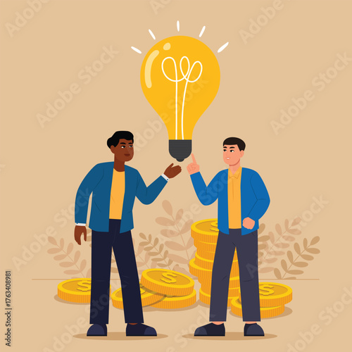 personal finances,Investing Plans set concept,Save Investment. Strategy and return on investment