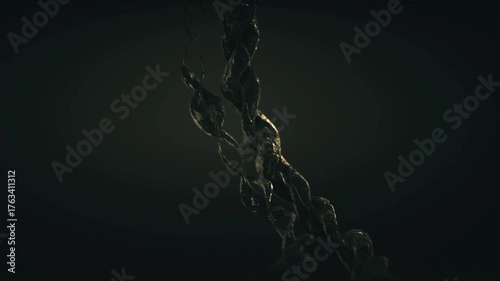 Macro View of Tree Roots - Cinematic 3D Nature Background for Presentation and Title Design