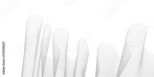 Clean white cotton swabs, soft and isolated for hygiene and beauty care