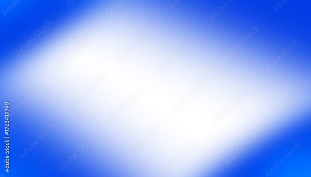 Fototapeta premium Bright Blue Abstract Glow Gradient Background – Soft Light Blur Design