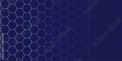 futuristic tech background with geometric shapes and hexagonal pattern design elements. Modern digital abstract backdrop for innovation, science, and technology concepts.