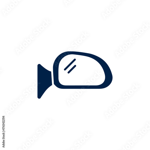 Car mirror vector illustration icon design trendy