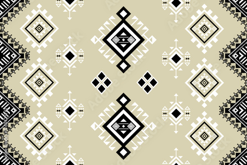 seamless geometric pattern, Geometric ethnic pattern, Native American tribal fabric, tile, carpet, vector, illustration design