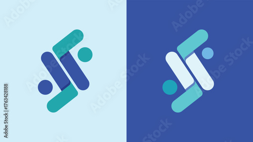 Colorful abstract teamwork and community spiral logo design. Vector illustration of people in a circular mandala pattern, symbolizing unity, diversity, partnership, support