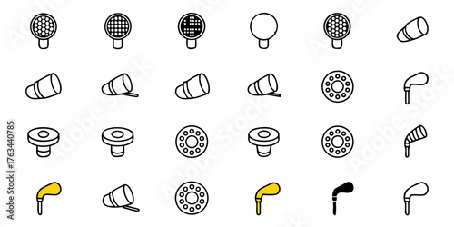 Check the Weather Before Hitting the Green with Golf Weather Station Icons, Modern Wind Sock Indicators for Golf Courses and Sports Weather Monitoring Solutions