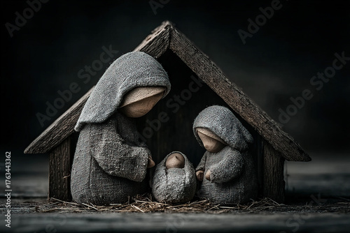 Realistic nativity figurine...