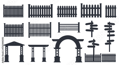 Fences Gates and Signposts: A Silhouette Collection.