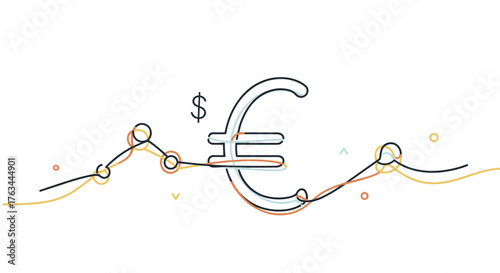 Currency Exchange Rate Analysis: Euro and Dollar.