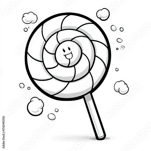 Swirled Lollipop, coloring ...