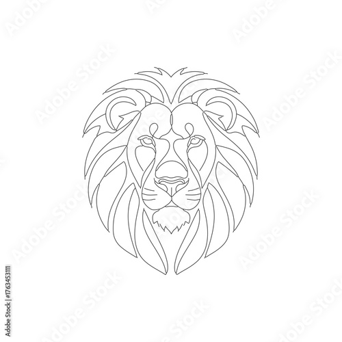 Lion Vector Art Silhouette 