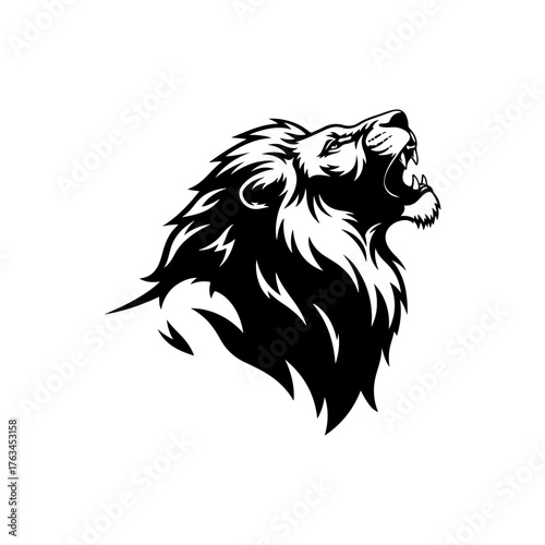 Lion Vector Art Silhouette 