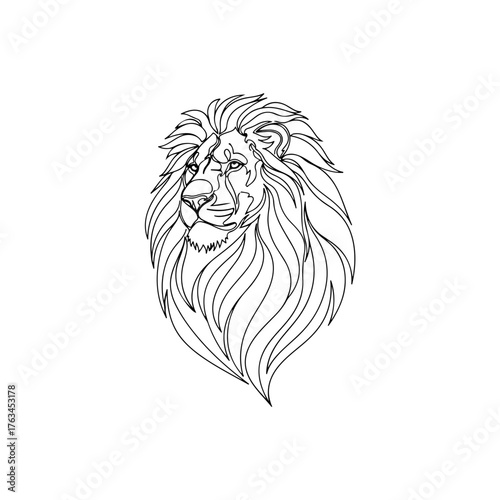 Lion Vector Art Silhouette 