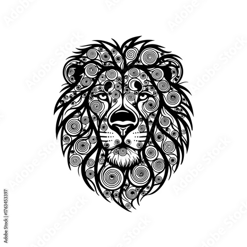 Lion Vector Art Silhouette 