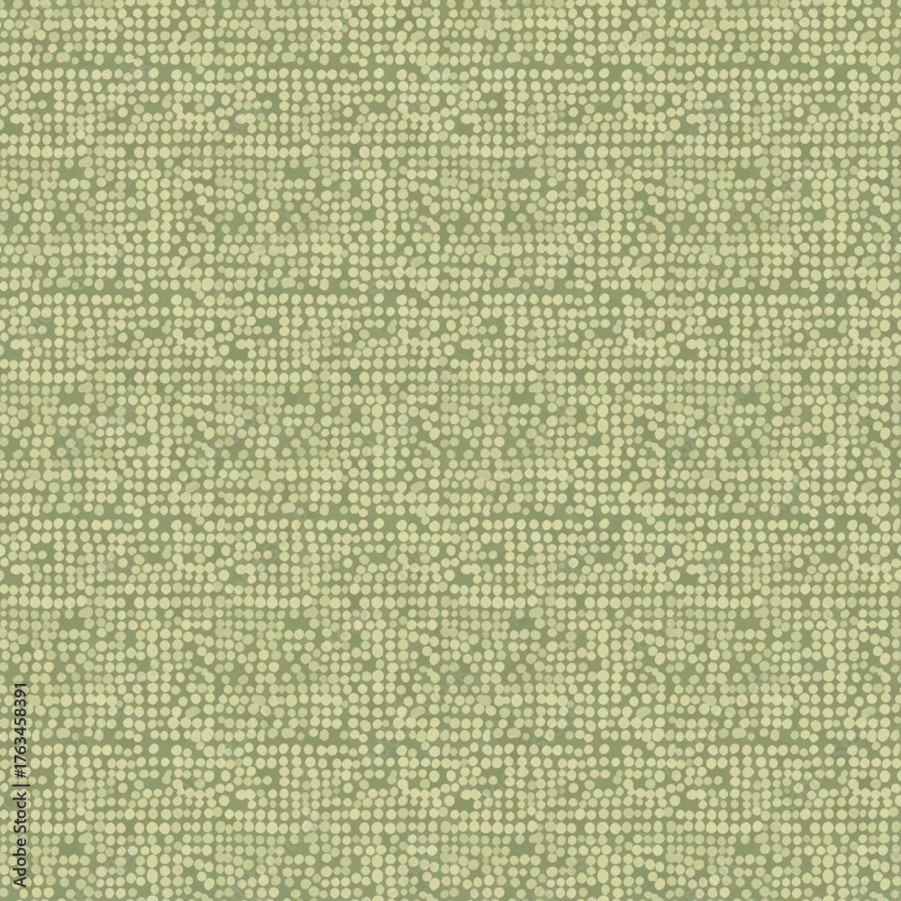 Fototapeta premium Seamless pattern with small squares in shades of green and beige.