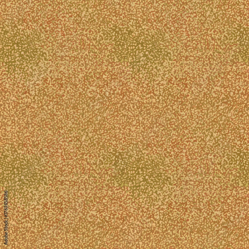 Seamless abstract background featuring a grainy, speckled texture in warm earthy tones of brown and green.
