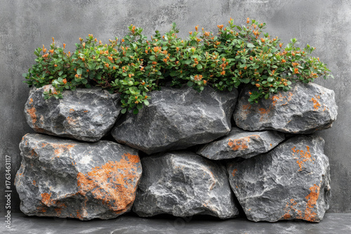 Natural Stone Background Featuring Rough Granite Surface