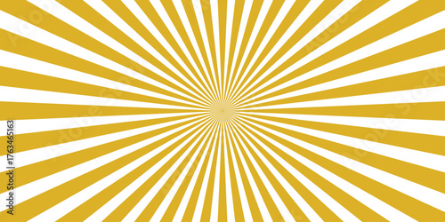 Vibrant Yellow and White Sunburst Radial Burst Background Pattern Graphic Design Element explosion starburst