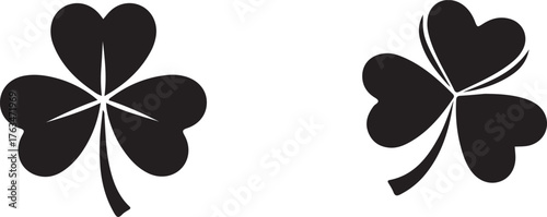 set of leaf clover vector design