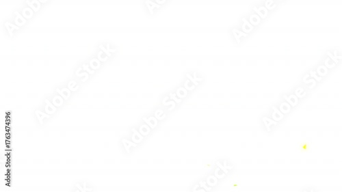 Soft falling colorful confetti pieces video animation for celebration, party decorations, festive moments, and vibrant event visuals