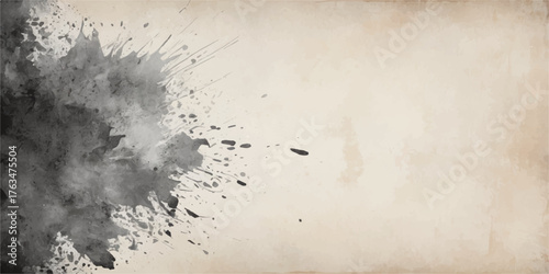 Aged, textured grunge paper background with a blank, dirty, retro design and rough concrete pattern